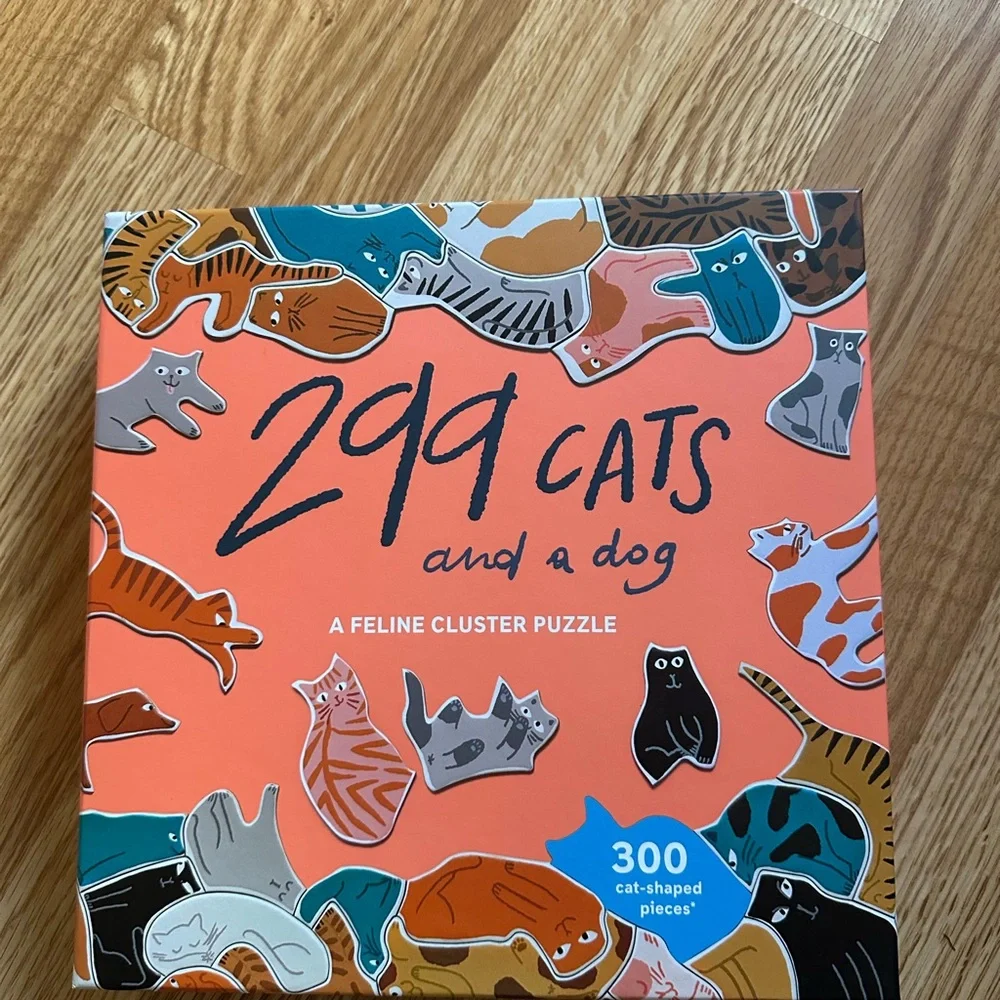 299 Cats and a Dog Puzzle - Multicolor
